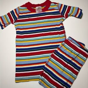 Hanna Andersson Colorful Striped Kids Pajamas
